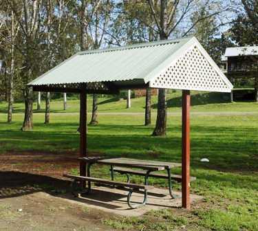 Timber lattice awning for outdoor seat - Lattice Screens Newcastle, NSW